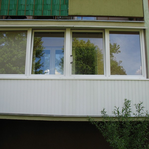 Zabudowany balkon w Szczecinie